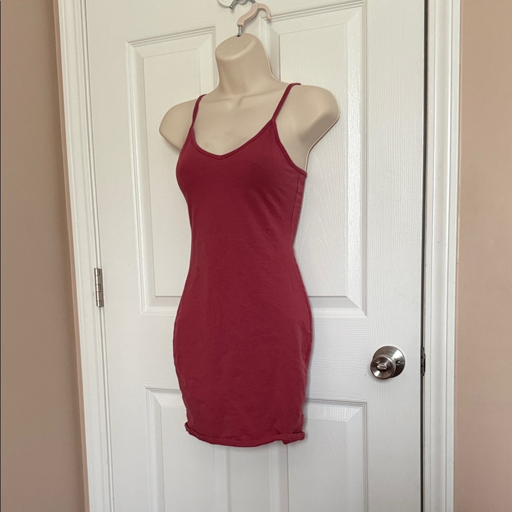 Rust Mini Dress